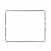 Рамка тачскрина для Apple iPad 4 (черная) — 1