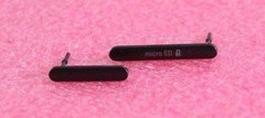 Набор заглушек (SIM+MicroSD) для Sony Xperia M4 (E2303) (черный)