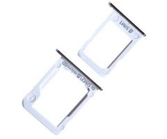 Контейнер SIM+MicroSD для Samsung Galaxy E5 (E500H) (комплект 2 шт)(серебро) — 2