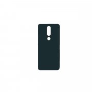 Задняя крышка для Nokia 5.1 Plus (черная) — 1