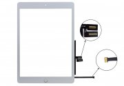 Тачскрин (сенсор) для Apple iPad Air 10.2 (2019) с кнопкой HOME (белый)