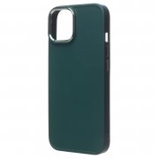 Чехол-накладка SC311 для Apple iPhone 14 (темно-зеленая) — 3