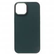 Чехол-накладка SC311 для Apple iPhone 14 (темно-зеленая) — 1