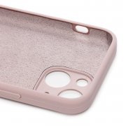 Чехол-накладка ORG Soft Touch с закрытой камерой для Apple iPhone 13 mini (бежевая) — 3