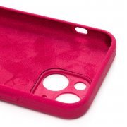 Чехол-накладка ORG Soft Touch с закрытой камерой для Apple iPhone 13 mini (бордовая) — 3