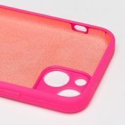 Чехол-накладка ORG Soft Touch с закрытой камерой для Apple iPhone 13 mini (розовая) — 2
