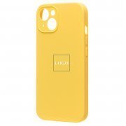 Чехол-накладка ORG Soft Touch с закрытой камерой для Apple iPhone 13 (желтая) — 1