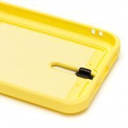Чехол-накладка - SC304 с картхолдером для Apple iPhone 13 (желтая) — 3