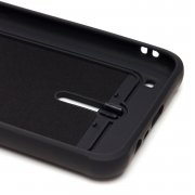 Чехол-накладка - SC304 с картхолдером для Realme C21Y (черная) — 3
