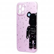 Чехол-накладка - SC332 для Apple iPhone 12 Pro (розовая) — 2