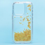 Чехол-накладка - SC333 для Apple iPhone 14 Pro (желтая)