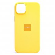 Чехол-накладка ORG Silicone Case SafeMag с анимацией для Apple iPhone 14 Plus (солнечно-желтая)
