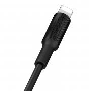 Кабель Borofone BX1 для Apple (USB - lightning) 1 метр (черный) — 2
