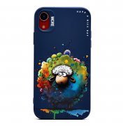 Чехол-накладка - SC335 для Apple iPhone XR (овечка) (темно-синя) (227092) — 1