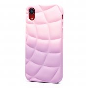 Чехол-накладка - SC340 для Apple iPhone XR (фиолетово-белая) (230435) — 3
