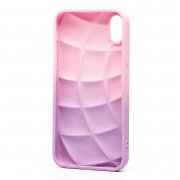 Чехол-накладка - SC340 для Apple iPhone XR (фиолетово-белая) (230435) — 2