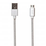 Кабель для Apple budi M8J180 (USB - lightning) (серебистый) — 1