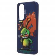 Чехол-накладка - SC335 для Samsung Galaxy A55 (A556E) (заяц) (темно-синяя) (233022) — 3