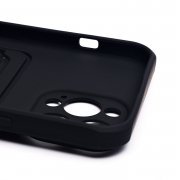 Чехол-накладка с картхолдером для Apple iPhone 13 Pro Max (черная) — 3