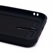 Чехол-накладка с картхолдером для Apple iPhone 13 Pro Max (черная) — 2