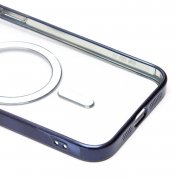 Чехол-накладка SafeMag для Apple iPhone 13 Pro Max (сине-титановая) — 3
