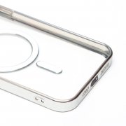 Чехол-накладка SafeMag для Apple iPhone 13 Pro Max (серебристая) — 3