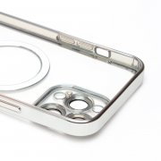 Чехол-накладка SafeMag для Apple iPhone 13 Pro Max (серебристая) — 2