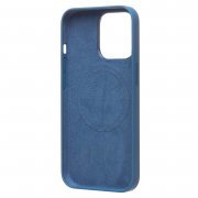 Чехол-накладка Silicone SafeMag с анимацией для Apple iPhone 13 Pro Max (голубая сойка) — 2