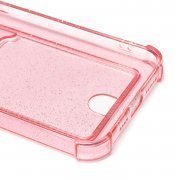 Чехол-накладка с картхолдером для Apple iPhone 13 Pro Max (розовая) — 3