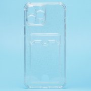 Чехол-накладка с картхолдером для Apple iPhone 13 Pro Max (белая) — 1