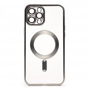 Чехол-накладка SafeMag для Apple iPhone 12 Pro Max (серебристая) — 1