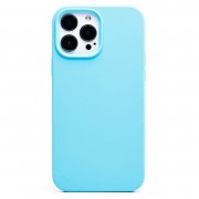 Чехол-накладка Soft Touch для Apple iPhone 13 Pro Max (светло-синяя) — 1