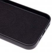 Чехол-накладка экокожа SafeMag для Apple iPhone 13 Pro Max (черная) — 3