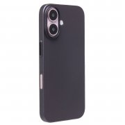 Чехол-накладка для Apple iPhone 16 (прозрачно-черная) — 3