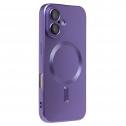 Чехол-накладка SafeMag для Apple iPhone 16 (фиолетовая) — 3