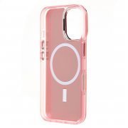Чехол-накладка SafeMag для Apple iPhone 16 (розовая) — 2