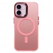 Чехол-накладка SafeMag для Apple iPhone 16 (розовая) — 1