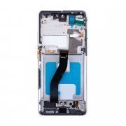 Дисплейный модуль с тачскрином для Samsung Galaxy S21 Ultra (G998B) (серебристый) (OLED) — 1