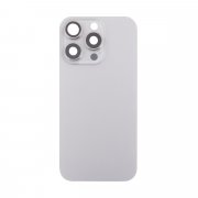 Задняя крышка для Apple iPhone 16 Pro (серая) премиум — 2