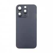 Задняя крышка для Apple iPhone 16 Pro (черная) премиум — 2
