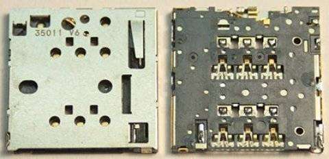 Коннектор SIM для Nokia RM-825 — 1