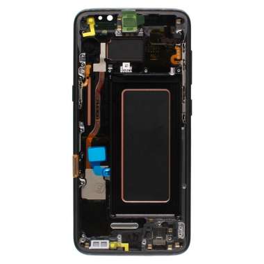 Дисплейный модуль с тачскрином для Samsung Galaxy S8 (G950F) (черный) AMOLED — 2