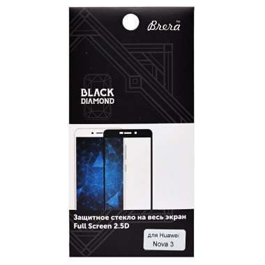 Защитное стекло для Huawei Nova 3i (полное покрытие)(черное) — 3