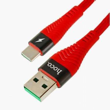 Кабель HOCO U53 Flash (USB - Type-C) красный — 4