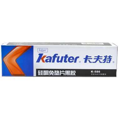 Клей-герметик силиконовый Kafuter RTV K-586 55г (черный) — 2