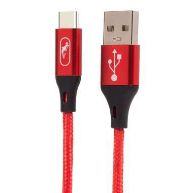 Кабель SKYDOLPHIN S55T (USB - Type-C) красный — 1