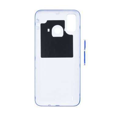 Задняя крышка для Tecno Spark 6 Go (синяя) — 2