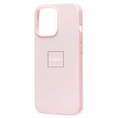 Чехол-накладка Silicone Case SafeMag с анимацией для Apple iPhone 13 Pro Max (розовый мел) — 4