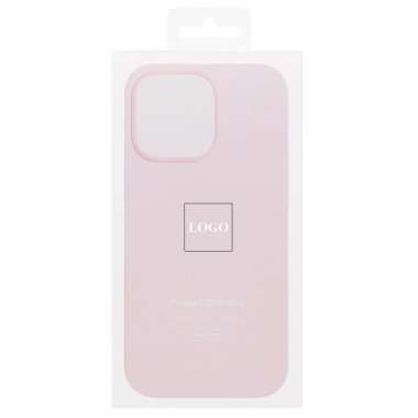 Чехол-накладка Silicone Case SafeMag с анимацией для Apple iPhone 13 Pro Max (розовый мел) — 2