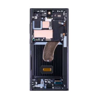 Дисплейный модуль с тачскрином для Samsung Galaxy S23 Ultra (S918B) (черный) &mdash; 1